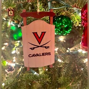 NWT University of Virginia (UVA) Christmas ornament.